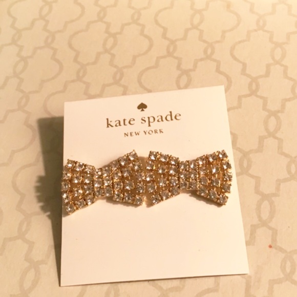 (REDUCED) NWT KATE SPADE SPARKLING BOW CRYSTAL EARRINGS - Picture 6 of 9